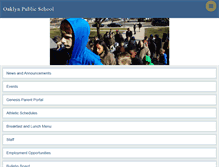 Tablet Screenshot of oaklynschool.org